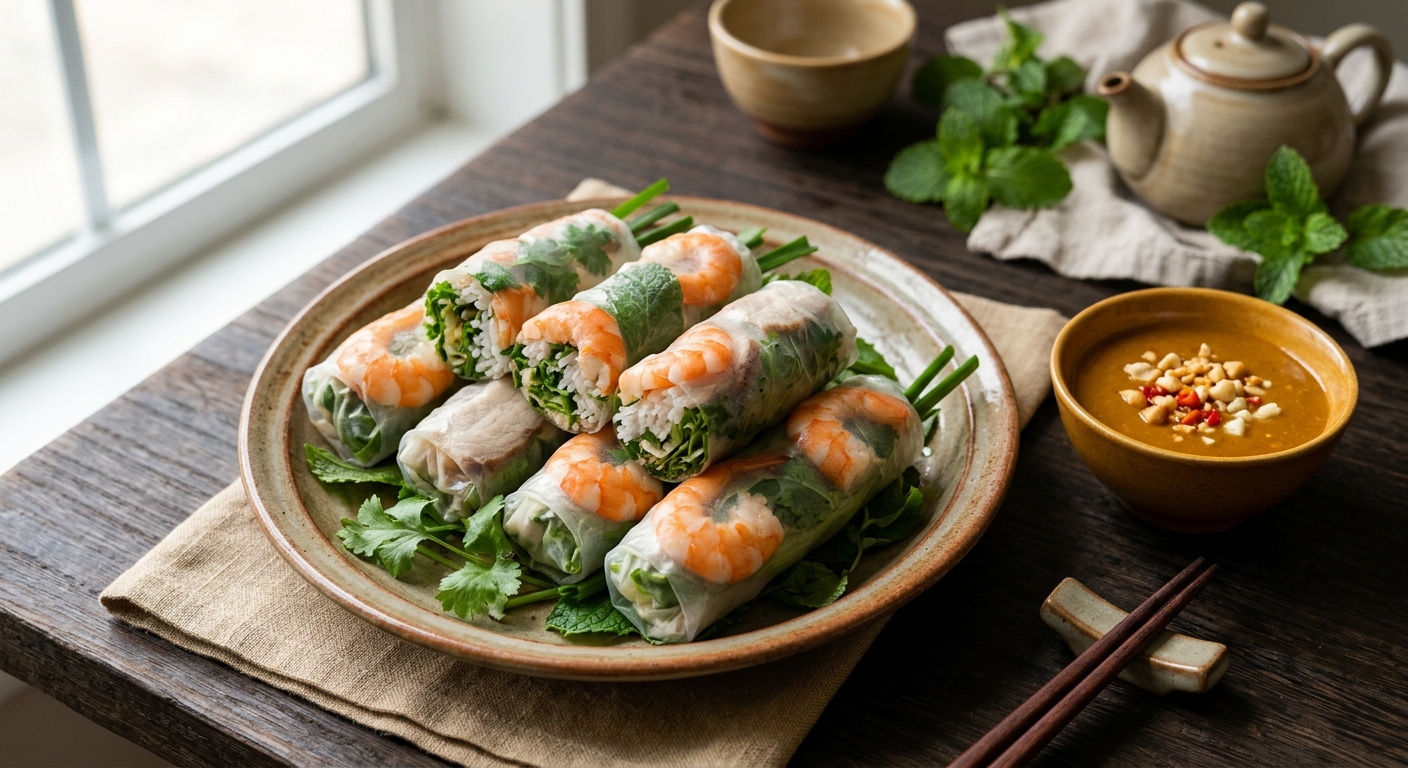 Gỏi cuốn tôm thịt